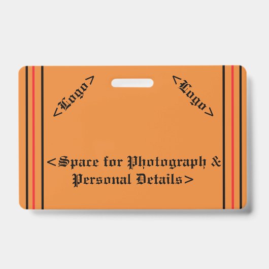 Eenvoudige badge (Voorzijde)