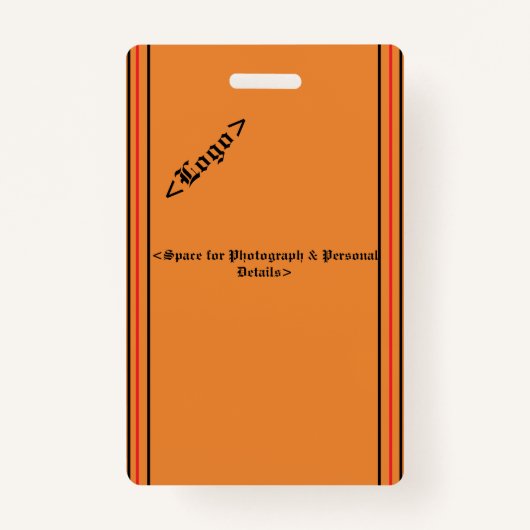 Eenvoudige badge (Voorkant)