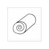 Eenvoudige Bakkerij Roll Art Stamp Rubberstempel (Afrduk)