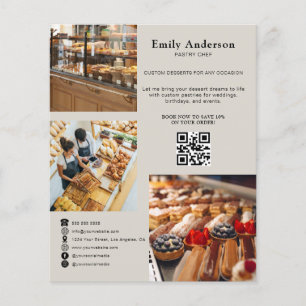Eenvoudige bakkerijflyer Je hebt mijn dag goedge Flyer