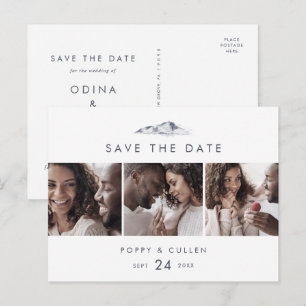 Eenvoudige Band 3 het Malplaatje van de Foto spare Uitnodiging Briefkaart