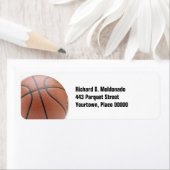 Eenvoudige Basketball Etiket (Insitu)