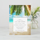 Eenvoudige batchbestemming bruiloft kaart (Staand voorkant)