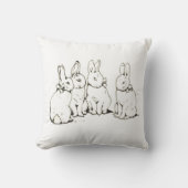 Eenvoudige Beatrix Potter Bunny kinderkamer Kussen (Voorkant)