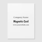 Eenvoudige bedrijfs promotie 4.25"x5.6" magnetisch (Voorkant)