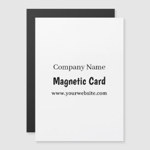 Eenvoudige bedrijfsreclame 13 x 18 cm magnetische