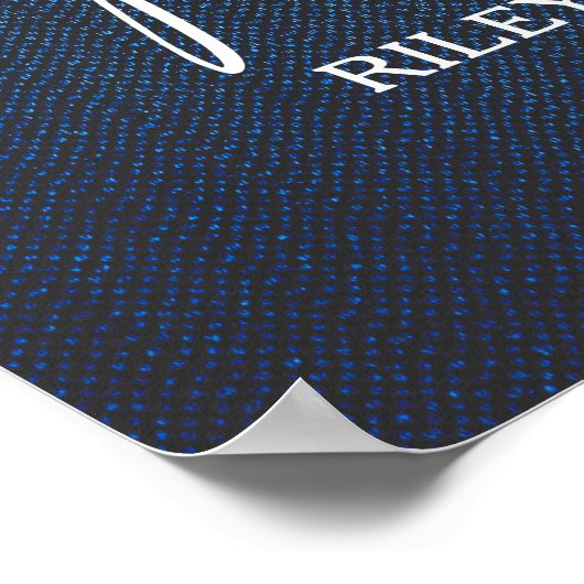 Eenvoudige begrafenisfoto Sympathy Memorial Poster (Hoek)