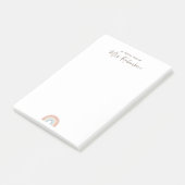 Eenvoudige beoordeling van de regenboogleraar post-it® notes (Schuin)