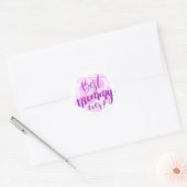 Eenvoudige Beste Mam Ooit Moederdag | Sticker Seal (Envelop)