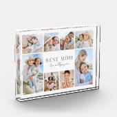 Eenvoudige Beste Mama Collage Fotoblokken (Links)