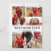 Eenvoudige beste Moederdag ooit 4 Kaart (Voorkant)