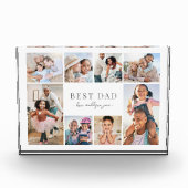 Eenvoudige beste papa collage fotoblokken (Voorkant)