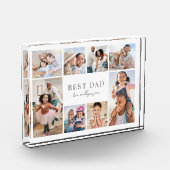 Eenvoudige beste papa collage fotoblokken (Links)