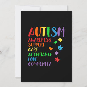 Eenvoudige bewustmaking van autisme bij de accepta save the date