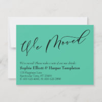 Eenvoudige Biskaje Groen We Verhuisde Nieuwe Adres