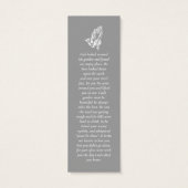 Eenvoudige Bladwijzer voor aangepaste foto's Mini Visitekaartjes (Achterkant)