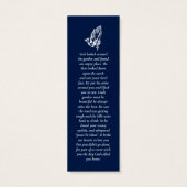 Eenvoudige Bladwijzer voor aangepaste foto's Mini Visitekaartjes (Achterkant)