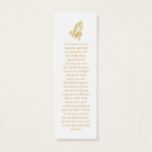 Eenvoudige Bladwijzer voor aangepaste foto's Mini Visitekaartjes (Achterkant)