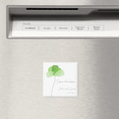 Eenvoudige bloem Sparen de datum Magnet Magneet (Insitu (Vaatwasser))