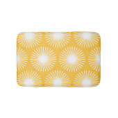 Eenvoudige bloemen: Scandinavisch naadloos ontwerp Badmat (Voorkant)