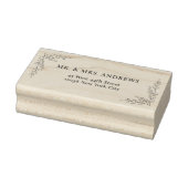 Eenvoudige bloemnamen 	rubberstempel (Stempel)