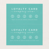 Eenvoudige blokkleur, dubbel Visitekaartje (Binnenkant ongevouwen)