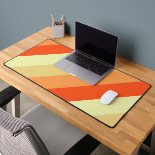 Eenvoudige Blue Lines Desk Pad voor Werkruimte