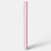 Eenvoudige Blush Pink Script met aangepaste naam Samsung Galaxy Hoesje (Achterkant horizontaal)