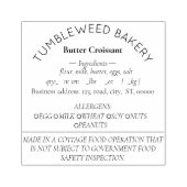 Eenvoudige boerenmarkt — Rubber Stamp Rubberstempel (Afrduk)