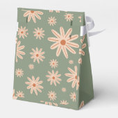 Eenvoudige boho bloemen alle leeftijden verjaardag bedankdoosjes (Achterkant)