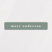 Eenvoudige Boho kleurrijke waterdichte naamlabels Labels (Design 2)