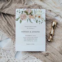 Eenvoudige Boho Neutrale Waterverf Flowers | Wedde
