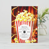 Eenvoudige Boho Popcorn Verjaardag Kaart (Staand voorkant)