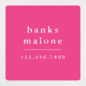 Eenvoudige Boho Rainbow Kinder Waterbestendige Naa Labels (Design 1)