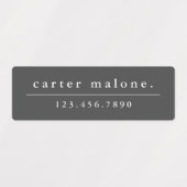 Eenvoudige Boho Rainbow Waterbestendige Naam Labels (Design 2)