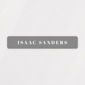 Eenvoudige Boho Rainbow Waterbestendige Naam Labels (Design 1)