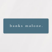 Eenvoudige Boho Rainbow Waterproof Name Labels (Design 1)