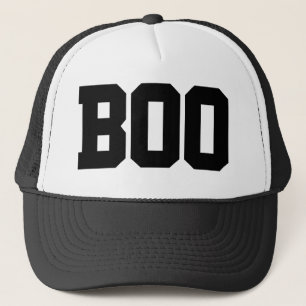 Eenvoudige "Boo" Halloween Trucker Hoed Pet