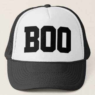 Eenvoudige "Boo" Halloween Trucker Hoed Pet