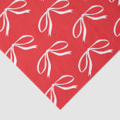 Eenvoudige boog kerstcadeau tissuepapier (Detail)