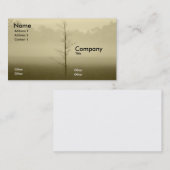 Eenvoudige boom visitekaartje (Voorkant / Achterkant)