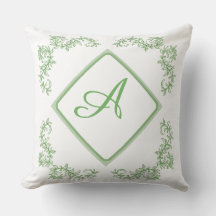 Eenvoudige botanische motief accent kussen