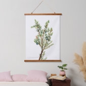Eenvoudige Botanische Mountain Juniper Hangend Wandkleed (Slaapkamer)