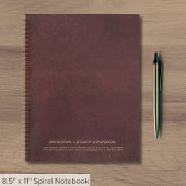 Eenvoudige Bourgondische zaken Notitieboek