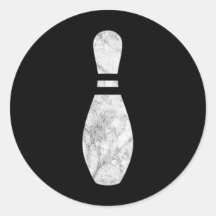 Eenvoudige Bowling-pop voor mannen, jongens en mei Ronde Sticker