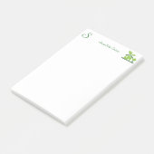 Eenvoudige briefhoofd Post-it notes (Schuin)