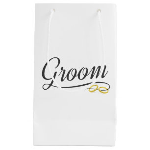 Eenvoudige Bruid Bloem Bruiloft Calligrafie Cade Klein Cadeauzakje