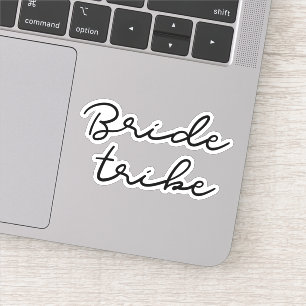 Eenvoudige Bruid Stam Sticker