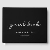 Eenvoudige bruiloft gastenboek (Voorkant)