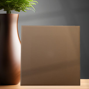 , eenvoudige, bruine verloopbare Tegel Tegeltje